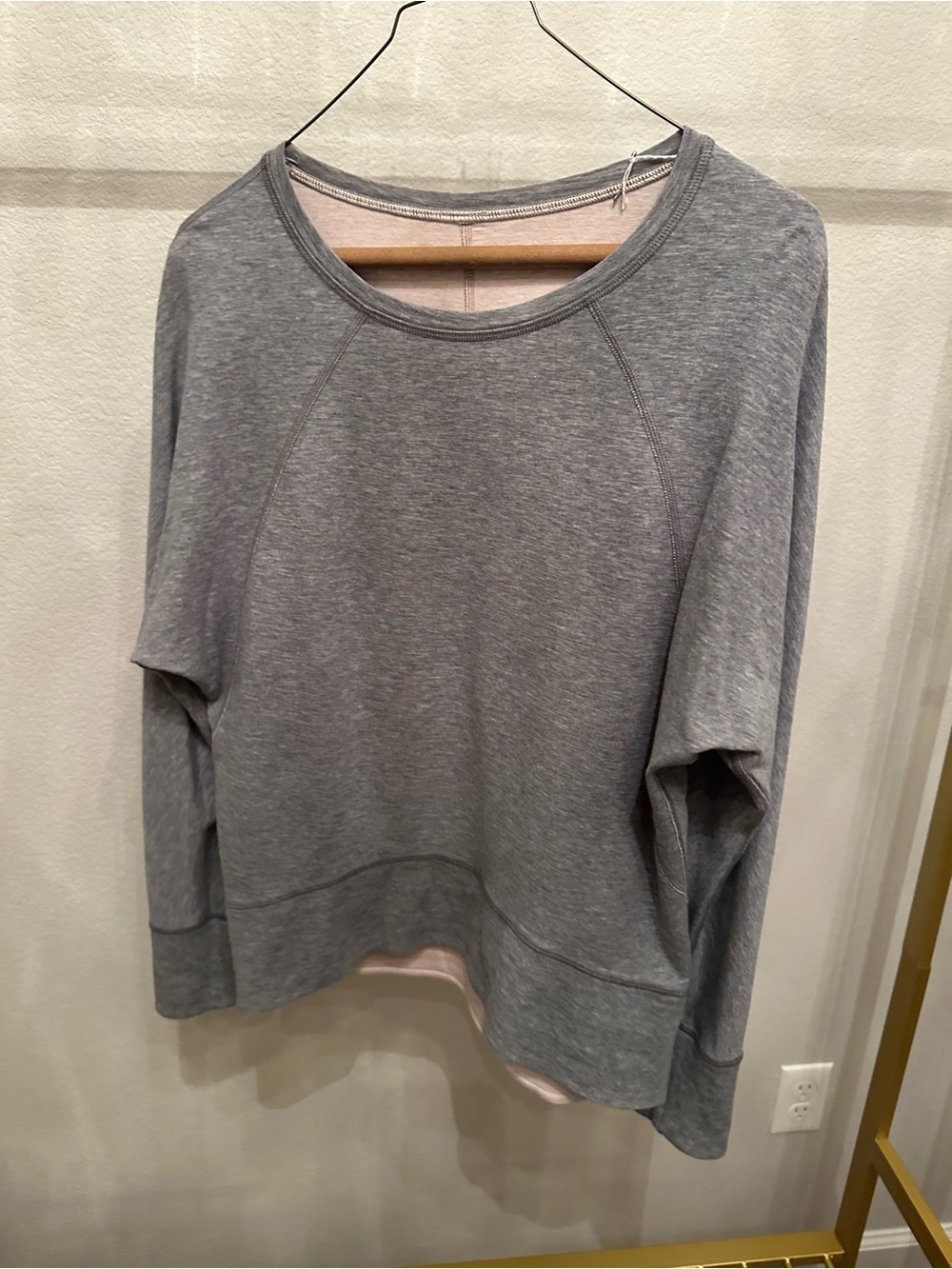 lululemon athletica Heather Gray Crewneck Sweatshirt